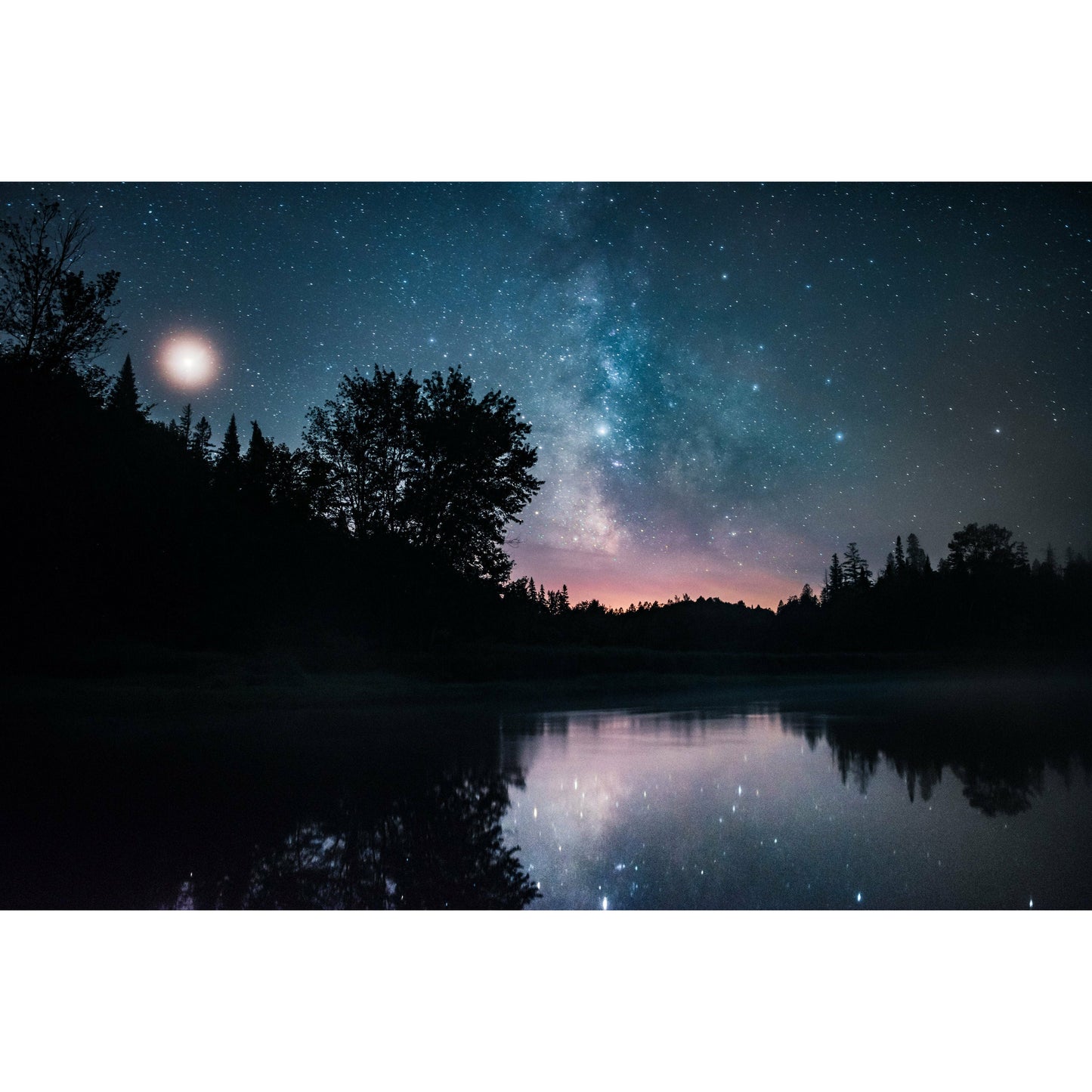 Moose Pond Milkyway - Scott Krycia Photography