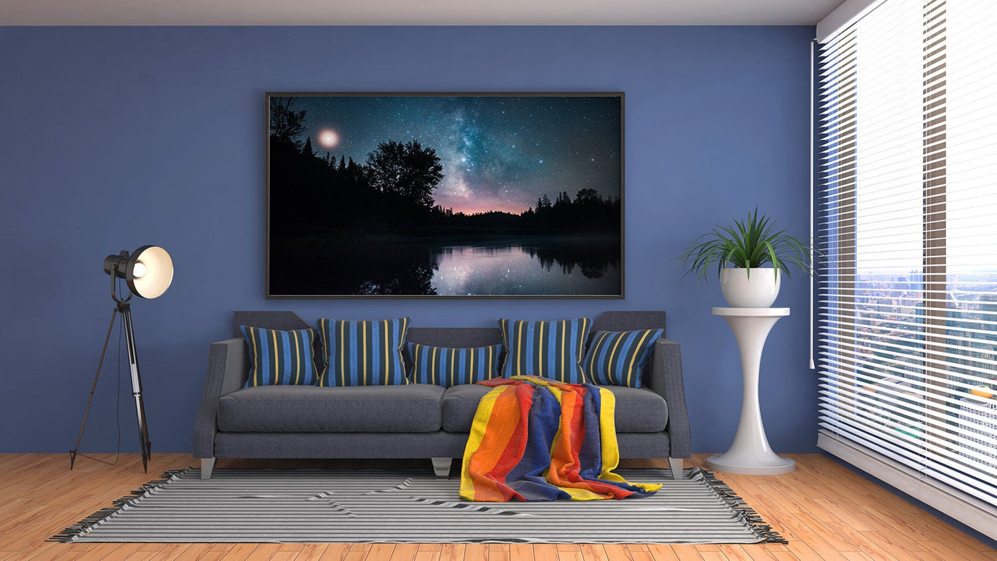 Milky Way and Moose Pond - Adirondacks, NY