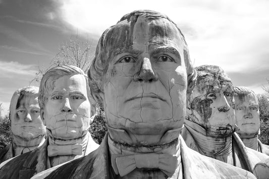 Exploring the Haunting Remains of the Presidential Heads in Virginia