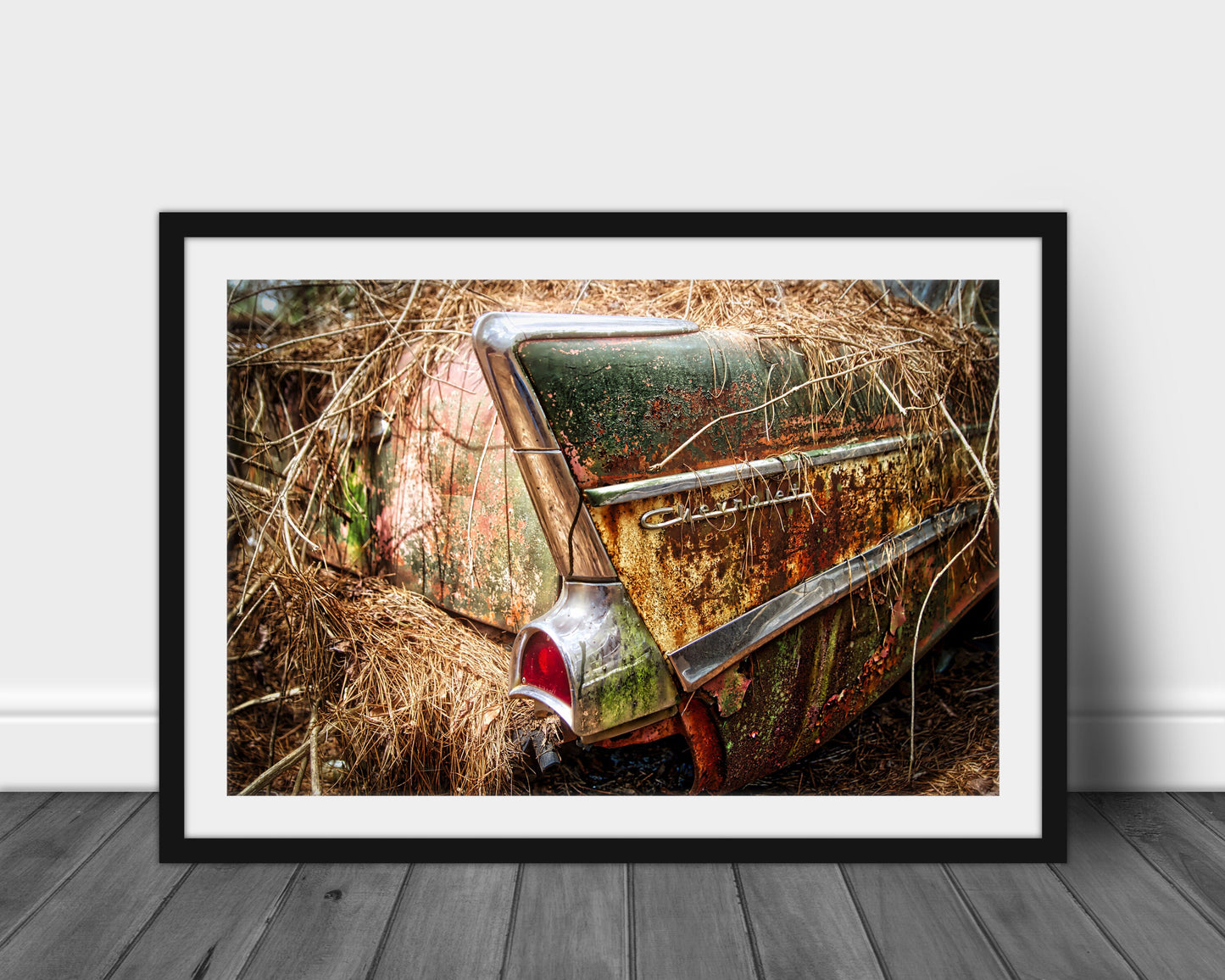 Chevy Bel Air Photography - Gift for men, Office wall art, Metal wall art, Man Cave Photography