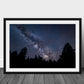 Milky Way over Nova Scotia, Landscape Photography, Night Sky Print Milky Way, Starry Night, Night Sky, Digital Art Print, Silver Foil Print