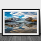 Iceland Print, Glacier Lagoon, Jokulsarlon, Mountain Photography, Cloud Reflection, Nature Art, Digital Art Print, Travel Prints, Office Art