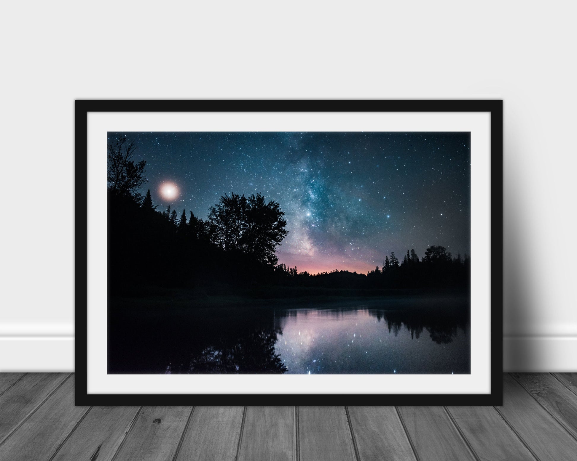 Milky Way and Moose Pond - Adirondacks, NY