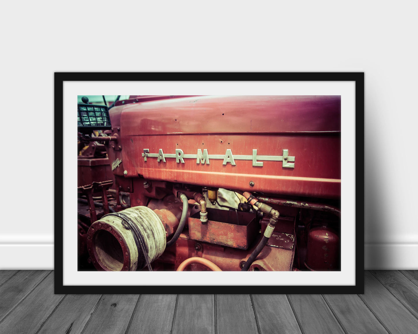 Farmall Tractor Photograph - Tractor Photography, Americana Photography, Farmhouse Photography, Metal Wall Art, Office Wall Art