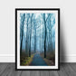 Foggy Path - Jacobsburg State Park, Photography, Lovely Woods, Forest Print, Gift for Hiker