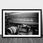 Farmall Tractor Photograph - Black & White - Tractor Photography, Americana Photography, Farmhouse Photography, Metal Wall Art