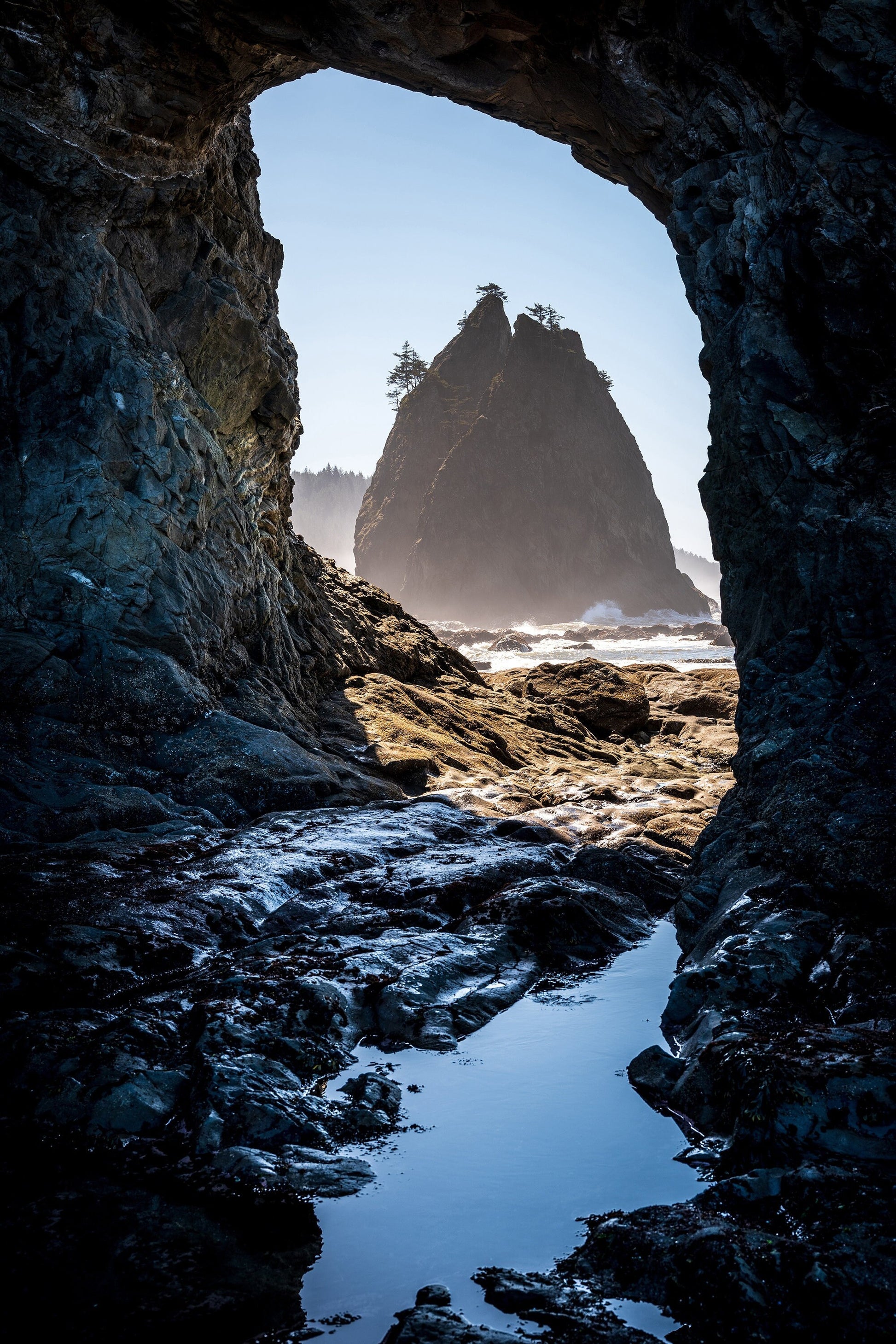 Hole in the Wall, Olympic National Park, Seascape, Beach Photography, PMW, Pacific North West, Sea Stacks